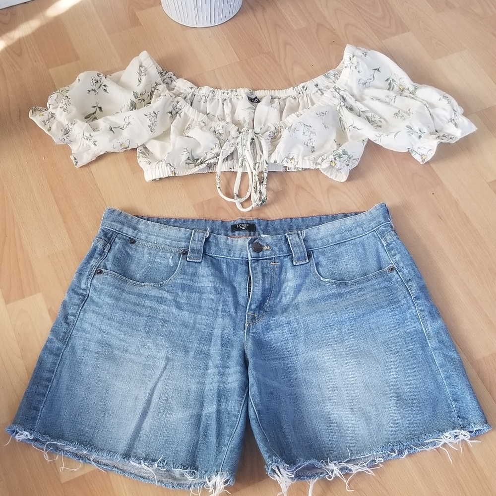 J Crew Denim Shorts